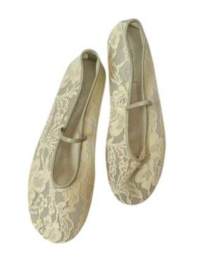 NEW JEFFREY CAMPBELL Swan-Lake Flats– Green Mesh